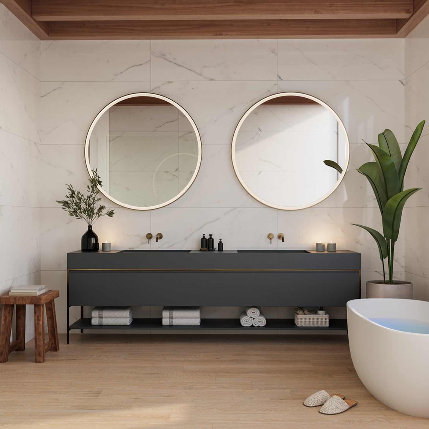 SAMPERI POLISHED 24X48 PORCELAIN 15.5 SQFT/BOX BATCH-240619