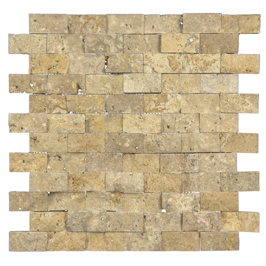 2X1 SPLIT FACE CHOCOLATE TRAVERTINE