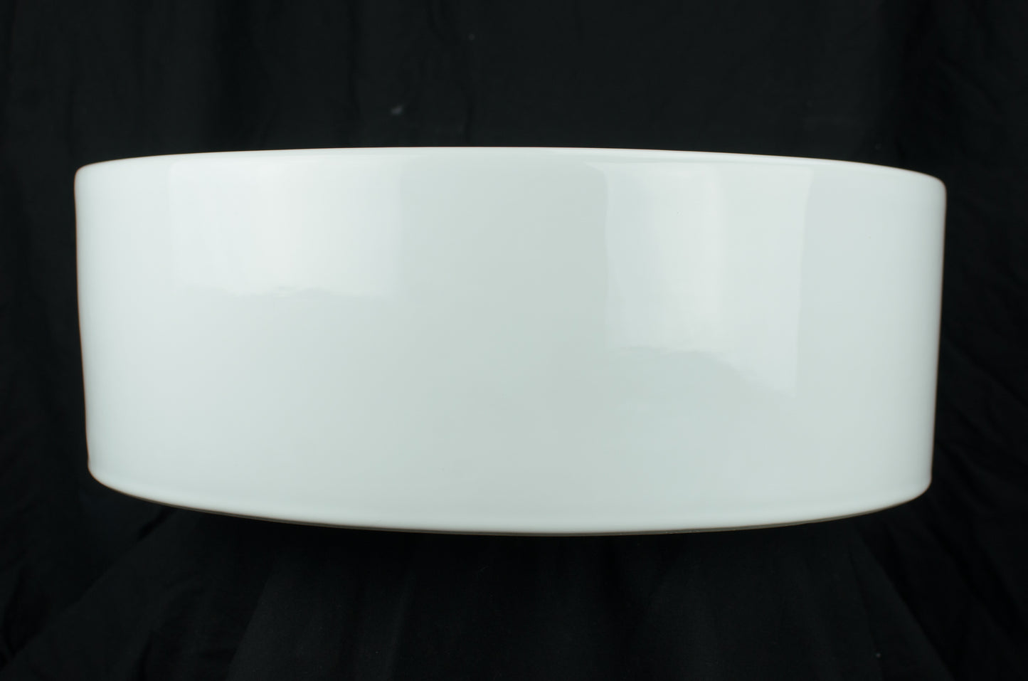 White Rim Vessel Porcelain Sink