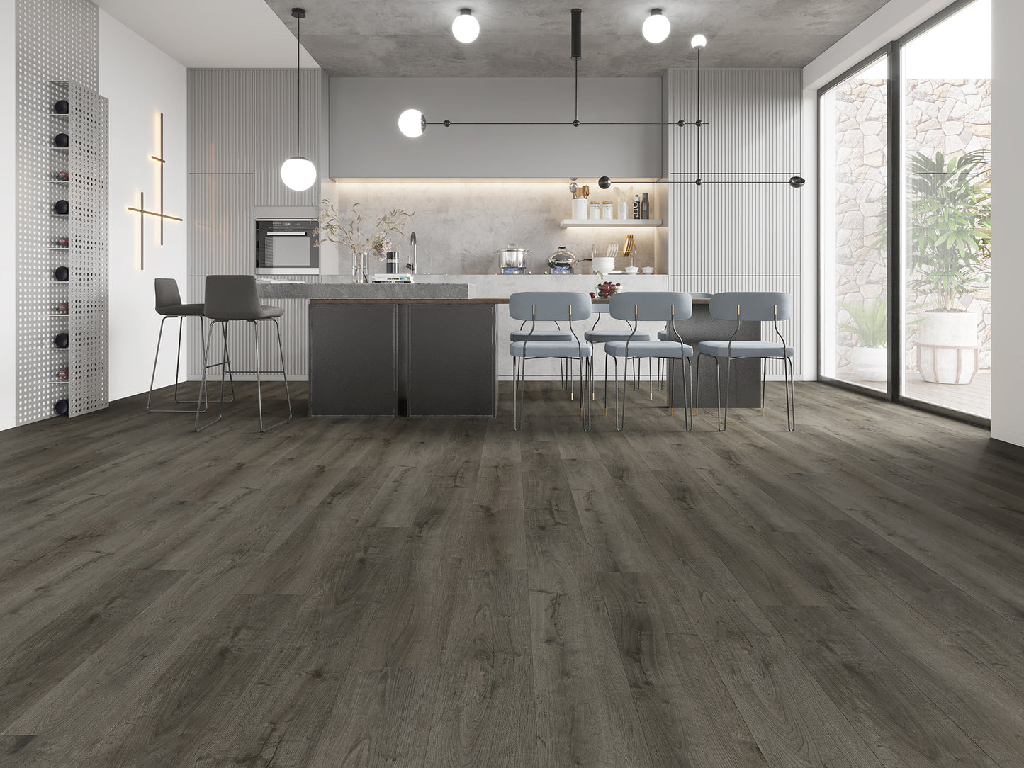 Bambino Collection 7x48 5mm 12mil BB-V Damier 23.64 SF/Box Luxury Vinyl Plank
