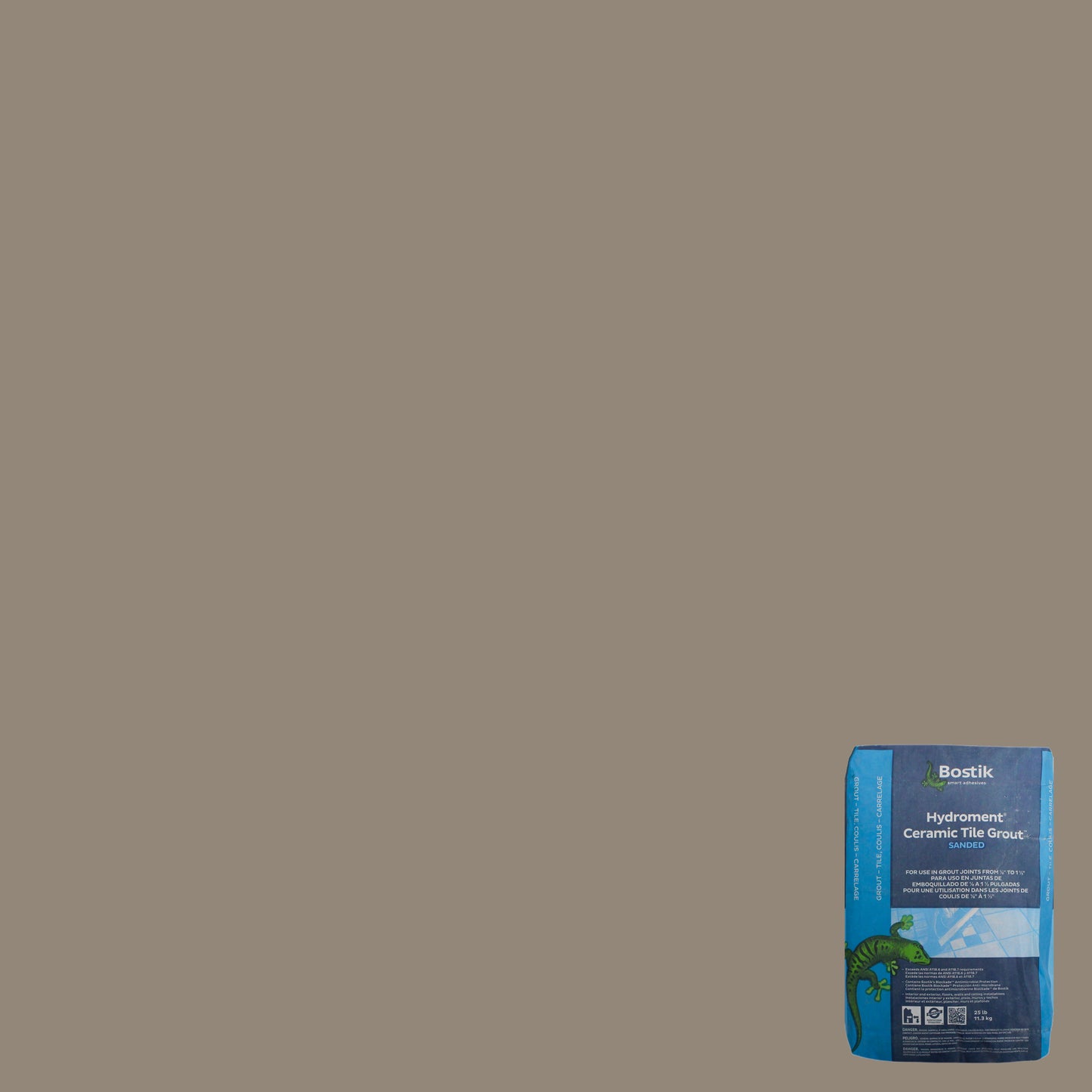 Bostik H144 Misty Gray Hydroment Sanded Grout 25lbs