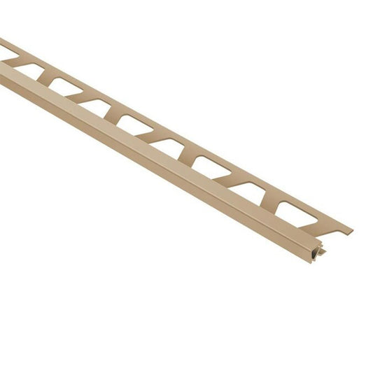 SCHLUTER PQ100HB PVC QUADEC 3/8" LIGHT BEIGE PROFILE