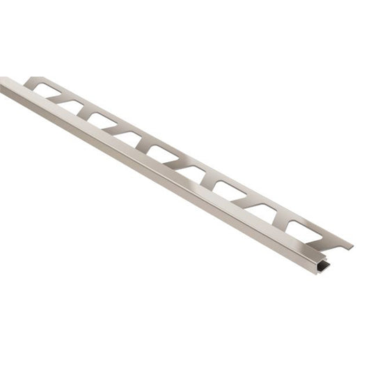 SCHLUTER Q125AT QUADEC 1/2" SATIN NICKEL ANOD. ALU. PROFILE