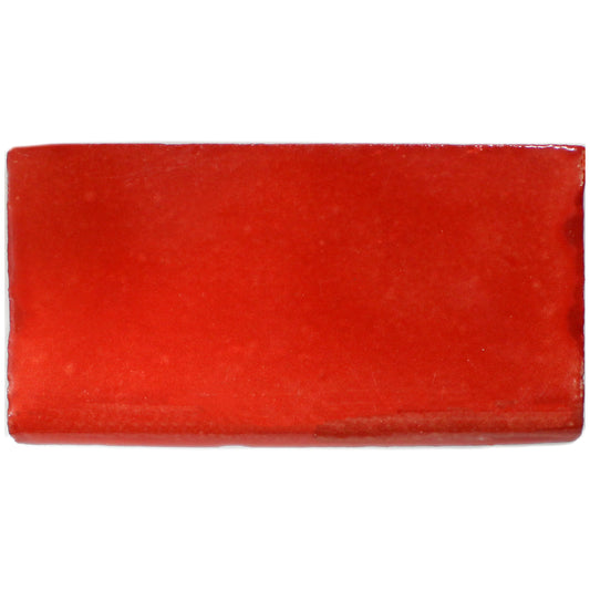 TALAVERA 2X4 ROJO BULLNOSE FLAT