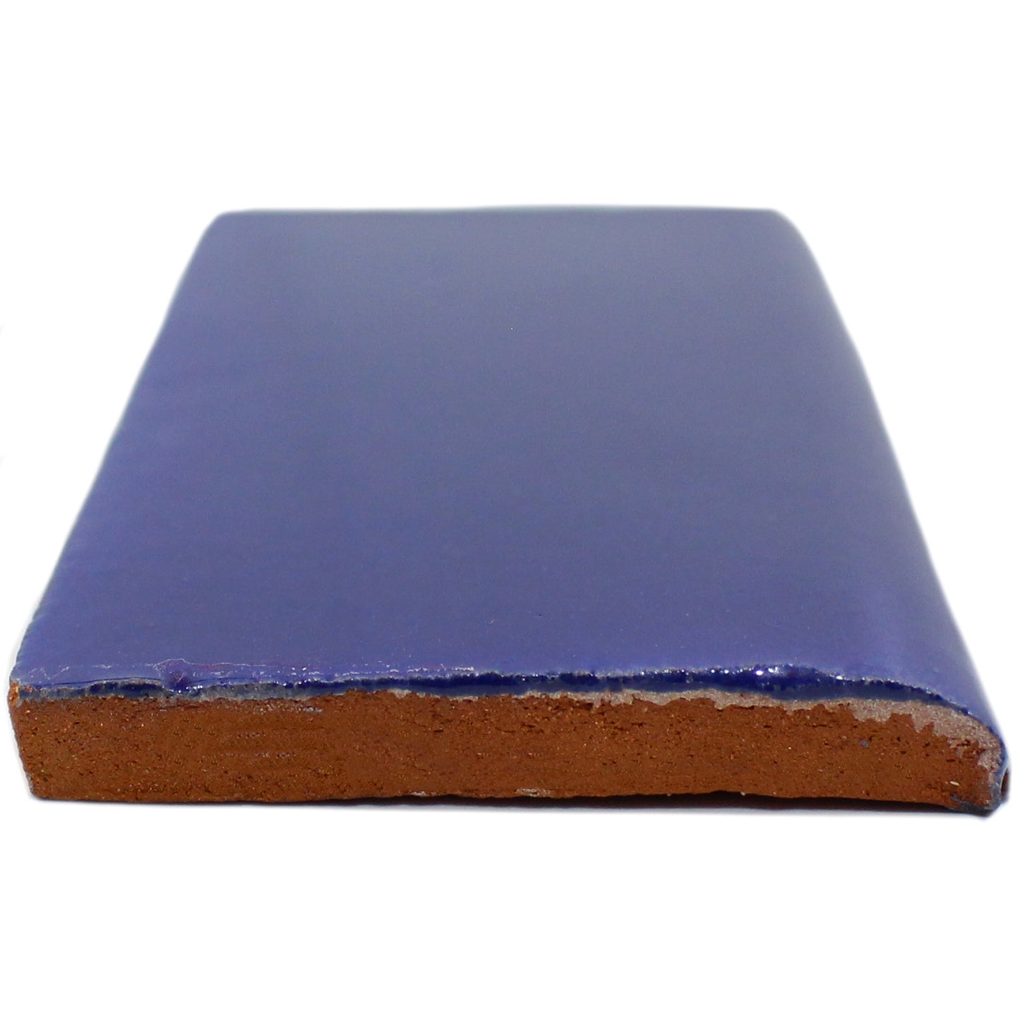 TALAVERA 2X4 AZUL COBALTO BULLNOSE FLAT