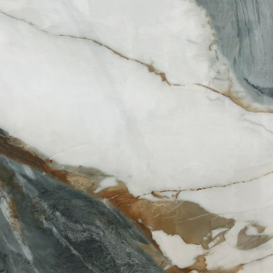 AQUA CARRARA HIGH GLOSS 48X48 PORCELAIN  31 SF/BOX B-3501