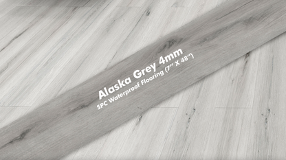 Alaska Grey 7X48 SPC Vinyl 35.00 SF/Box