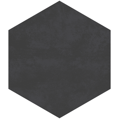 BENTON BLACK HEXAGON 9X10 PRESSED PORCELAIN MATTE 9.08 SF/BOX