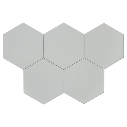 BENTON GREY HEXAGON 9X10 PRESSED PORCELAIN MATTE 9.08 SF/BOX