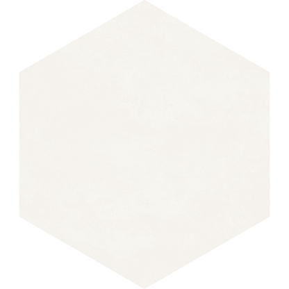 BENTON WHITE  HEXAGON 9X10 PRESSED PORCELAIN MATTE 9.08 SF/BOX