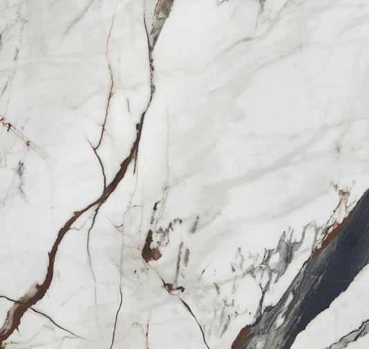 CALACATTA BORGHINI GLOSSY 48X48 PORCELAIN 31 SF/BOX B-3501