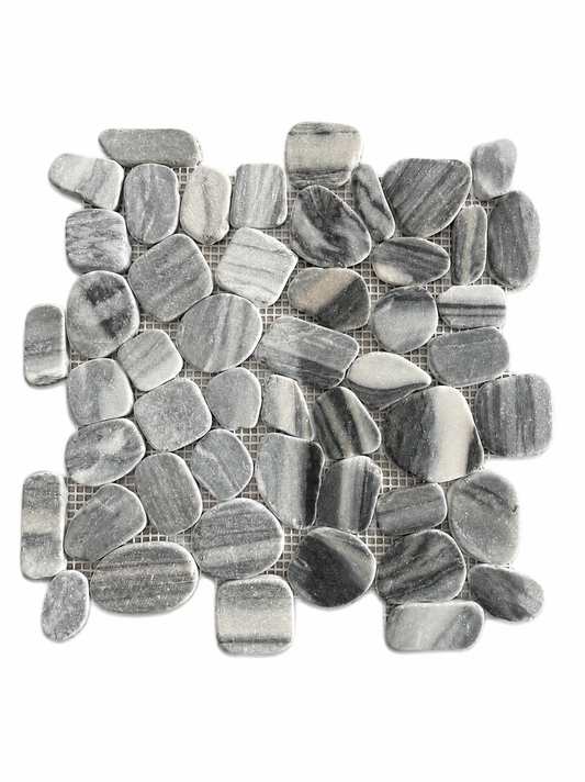 MIST GREY PEBBLE MOSAIC