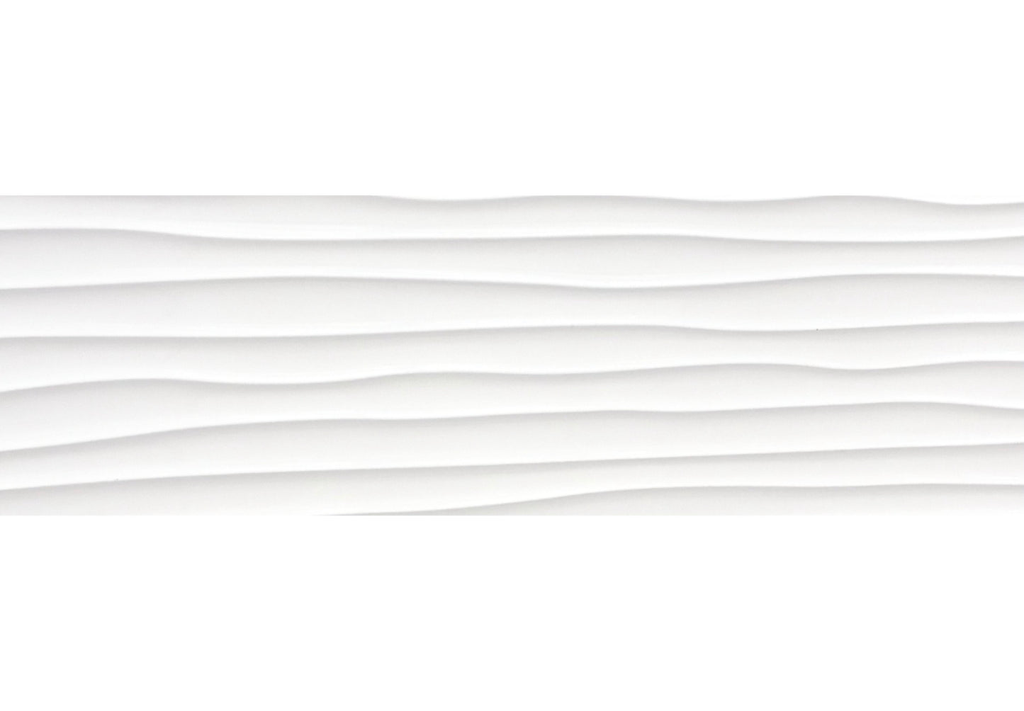 372100 WHITE GLOSSY WAVY 12X36