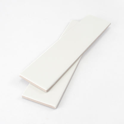 TRIBECCA WHITE GLOSSY 3X12 CERAMIC 5.32 SQFT/BOX