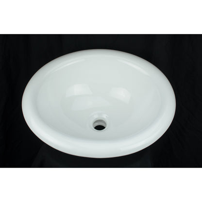 Bisque Derby Drop-In Porcelain Sink