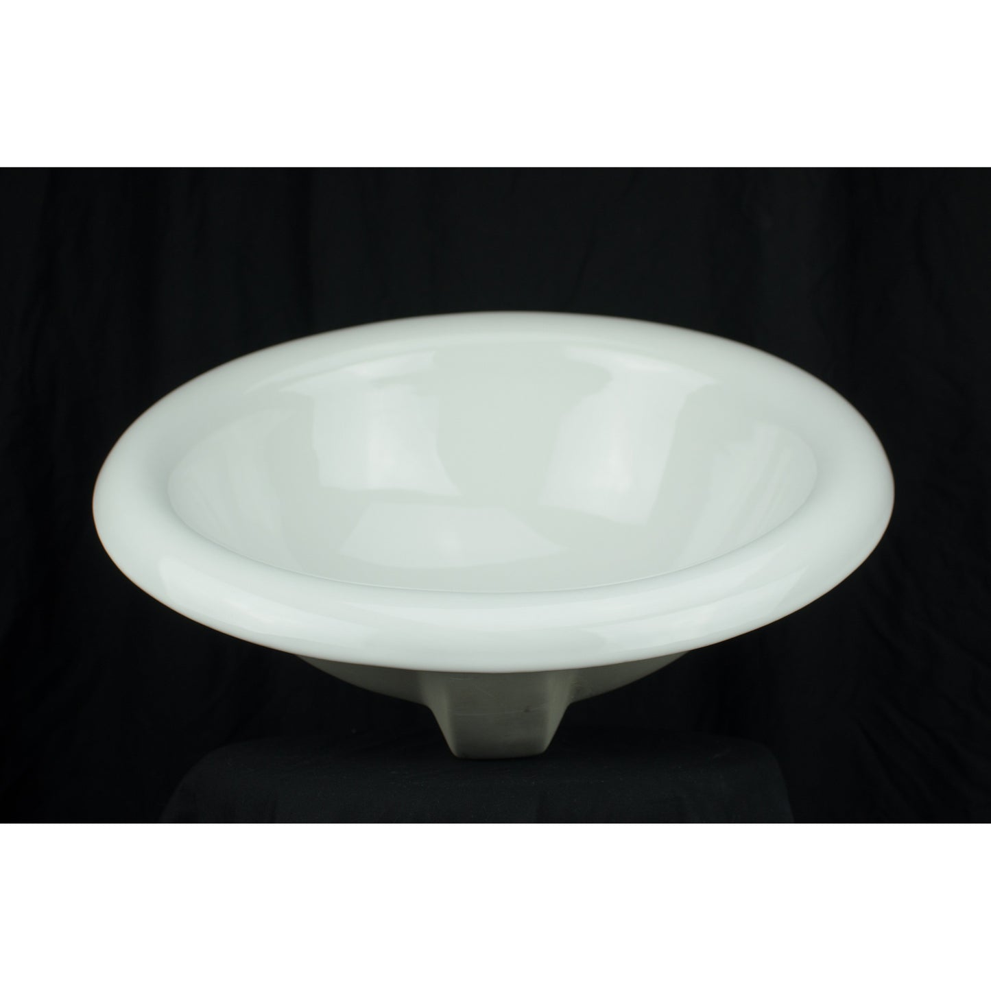 White Derby Drop-In Porcelain Sink